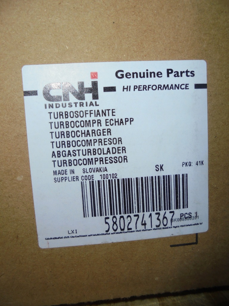 фото №6, Турбонагнетатель iveco eurocargo 5802741367