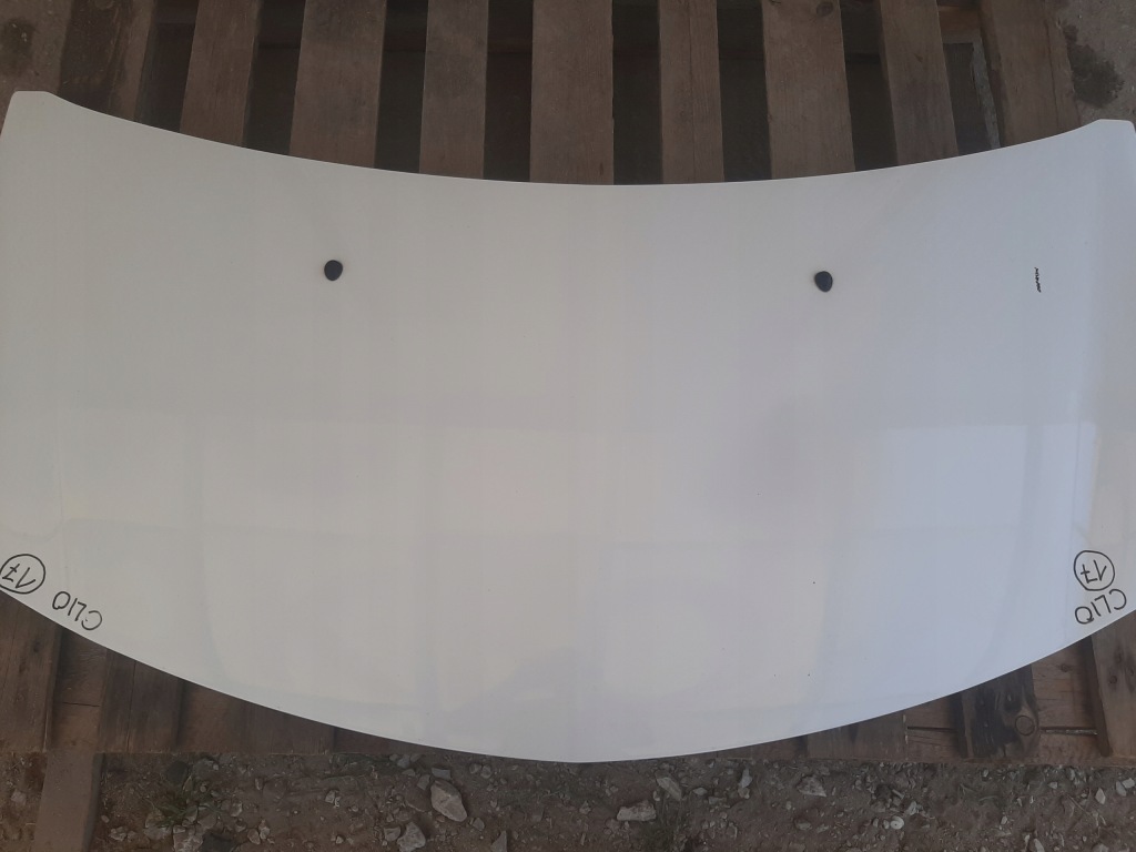 фото №5, Капот кришка двигуна renault clio iii lift білий оригінальна ov369