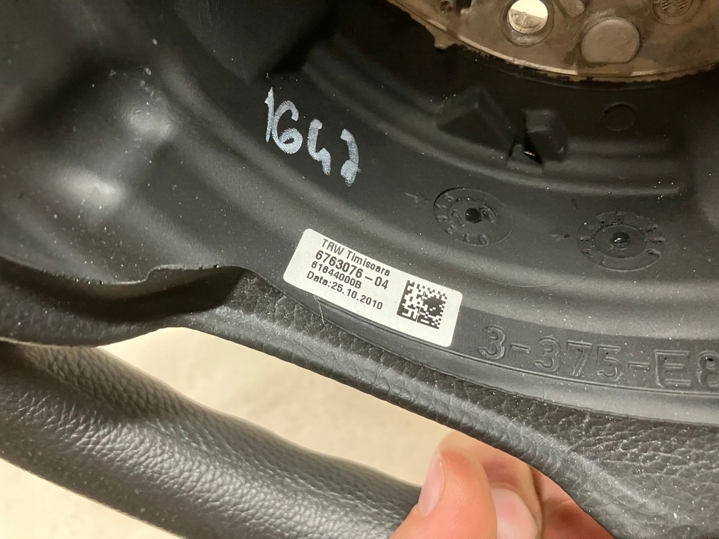 фото №9, Повітропровід подушка повітряна подушка безпеки bmw 1 e87 e81 lift 6763076 6779828