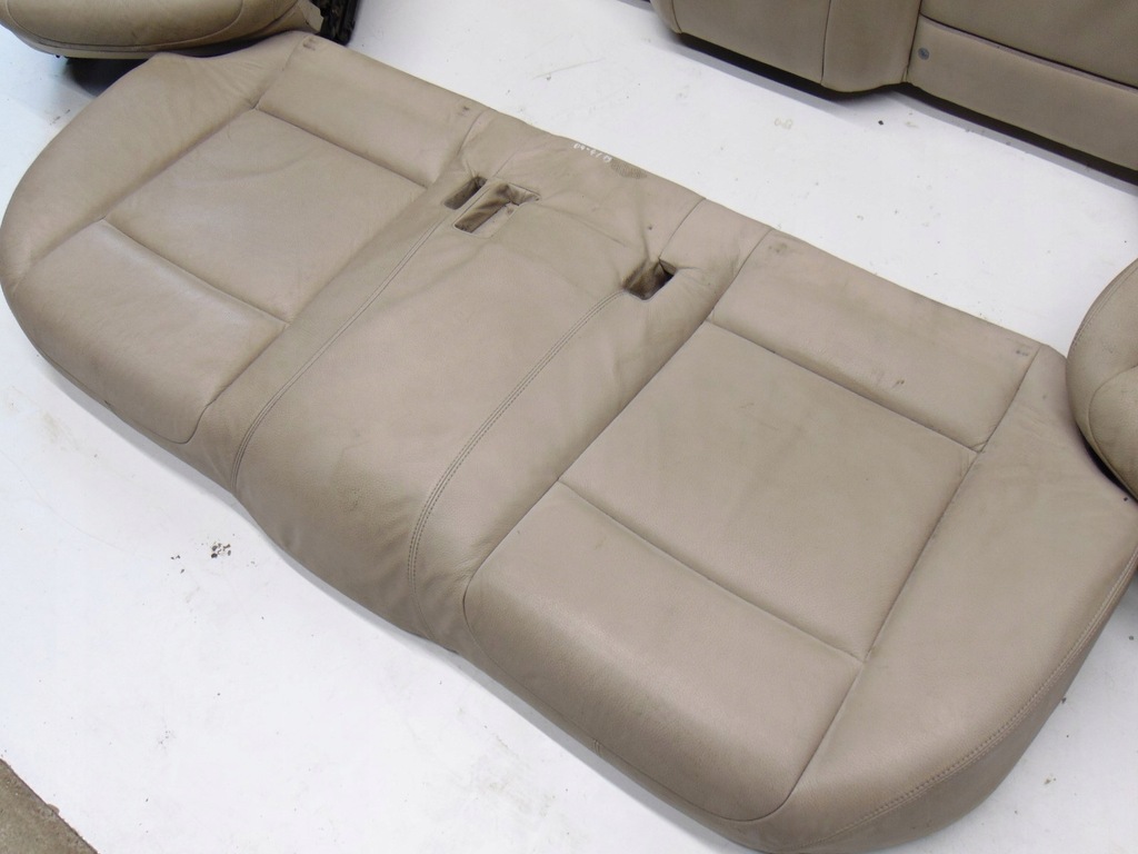 фото №4, Kpl сидіння шкіра заднє сидіння bmw f01 світла