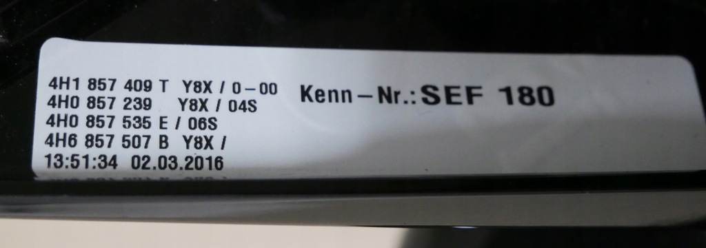 фото №8, Vw audi a8 4h 4d 2016 lift дзеркало ліва 14 + 2 + 1 pin камера ly8x