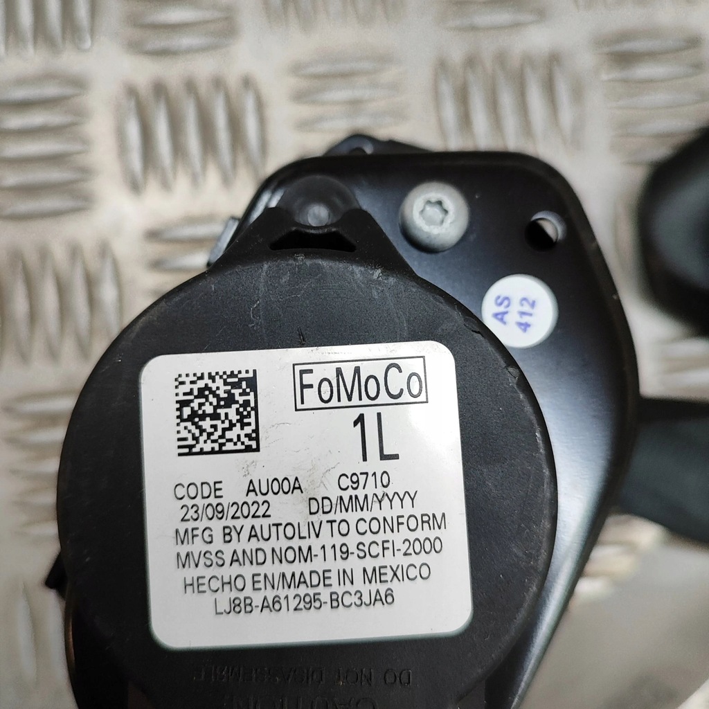 фото №9, Ford mustang mach-e 2023 ліва сторона pas безпеки сидіння передній