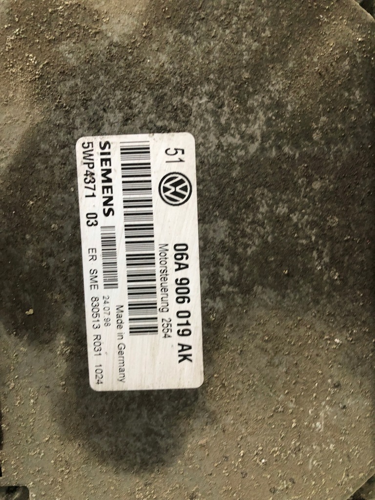 фото №4, Блок керування набір стартовий volkswagen bora 1.6 r-line 06a906019ak