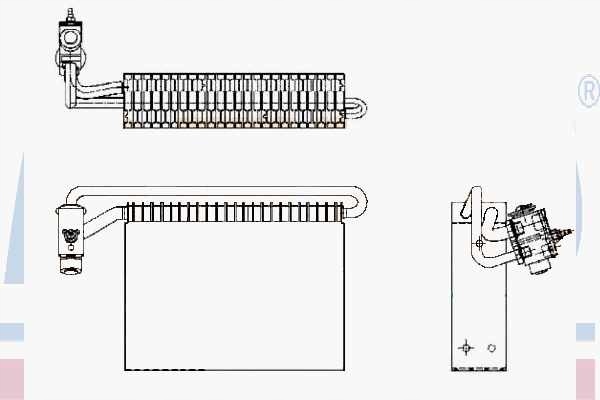 фото №2, Nissens 92177 випарник, електропроводка кондиціонера
