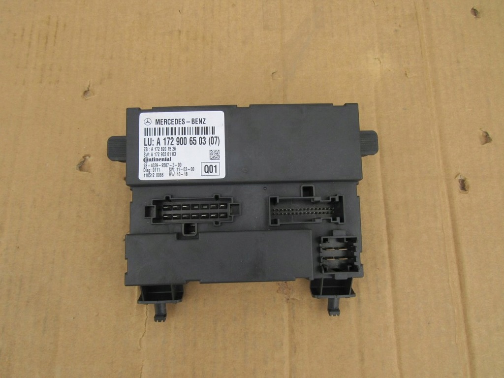 фото №1, Mercedes slk w172 модуль блок керування дах r172 a1729006503