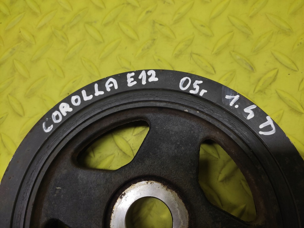 фото №6, Toyota corolla e12 1.4 d шкив