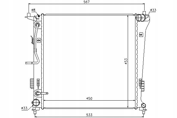 фото №1, Nissens радіатор двигуна ford usa explorer 4.0/4.