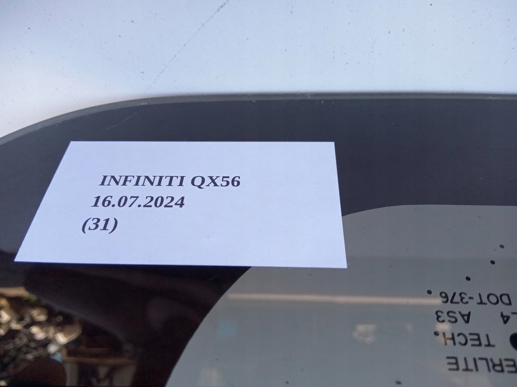фото №7, Стекло боковая дверь левая задняя infiniti qx56 2004-2010