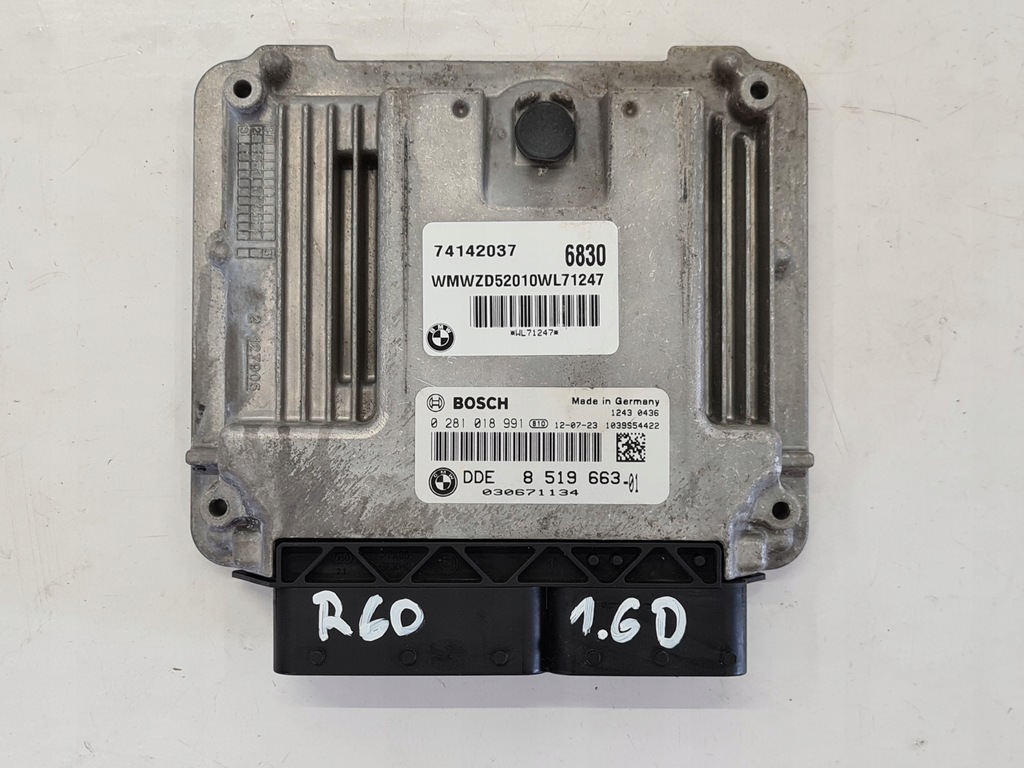 фото №1, Mini countryman r60 блок керування двигуна 1.6d