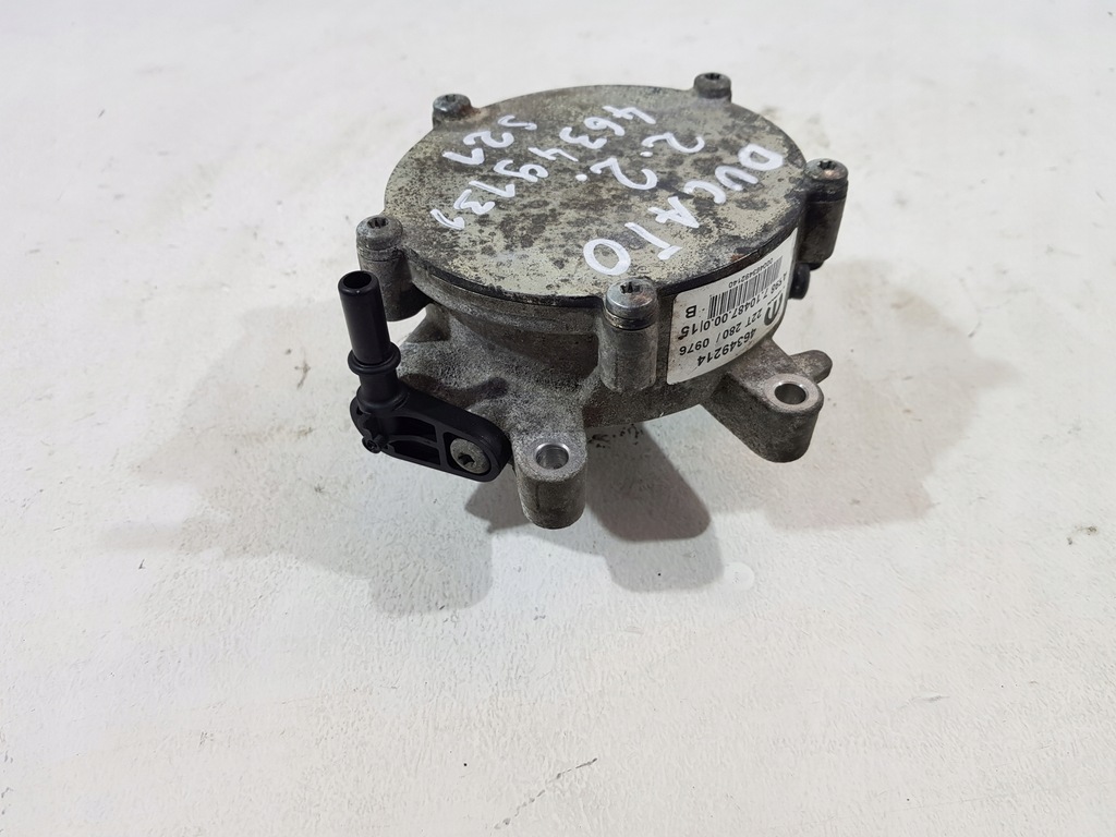 фото №11, Насос вакуум 46349214 fiat ducato iii opel movano c 2.2 multijet euro 6