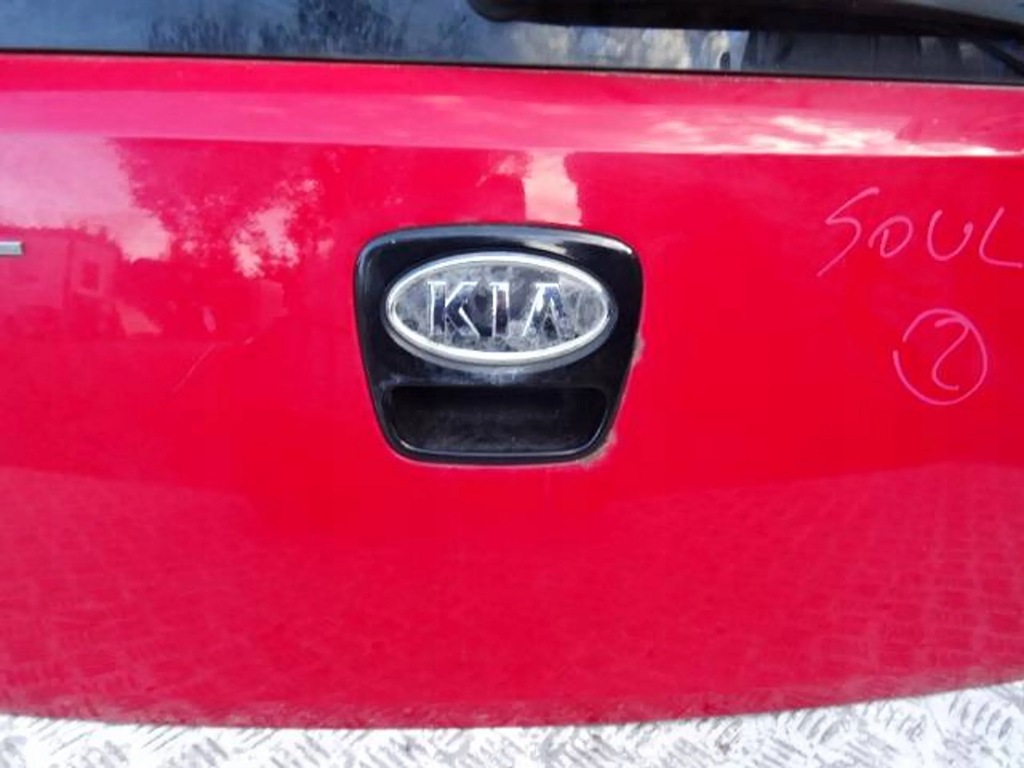 фото №8, Крышка багажника задняя kpl. kia soul i 1e