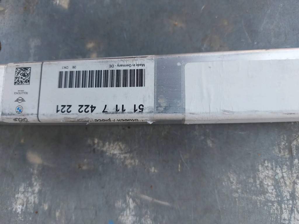 фото №6, Bmw 3 g20 g21 балка нижняя бампера передний усилитель