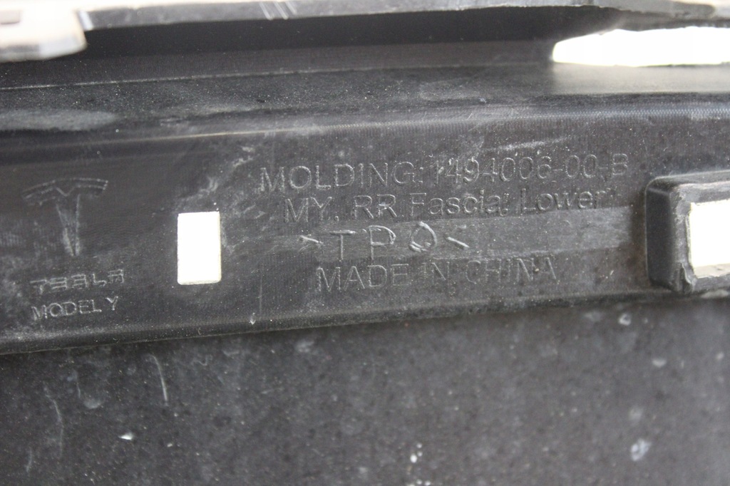 фото №9, Дифузор бампер задня tesla y model y 1494006-00-b