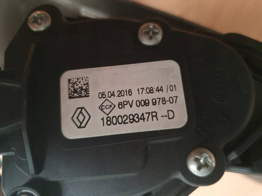 фото №4, Педаль тормоза газа renault clio iv 4