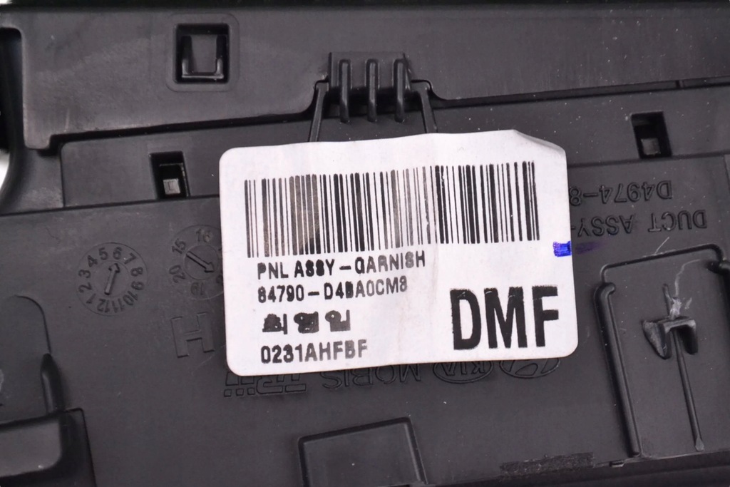 фото №5, Kia optima 2018 форсунки / решётки обдув панели приборной панели