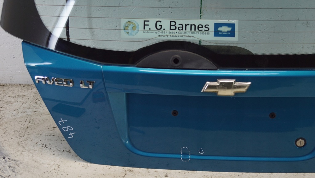 фото №7, Крышка багажника багажника chevrolet aveo t250 487 6e