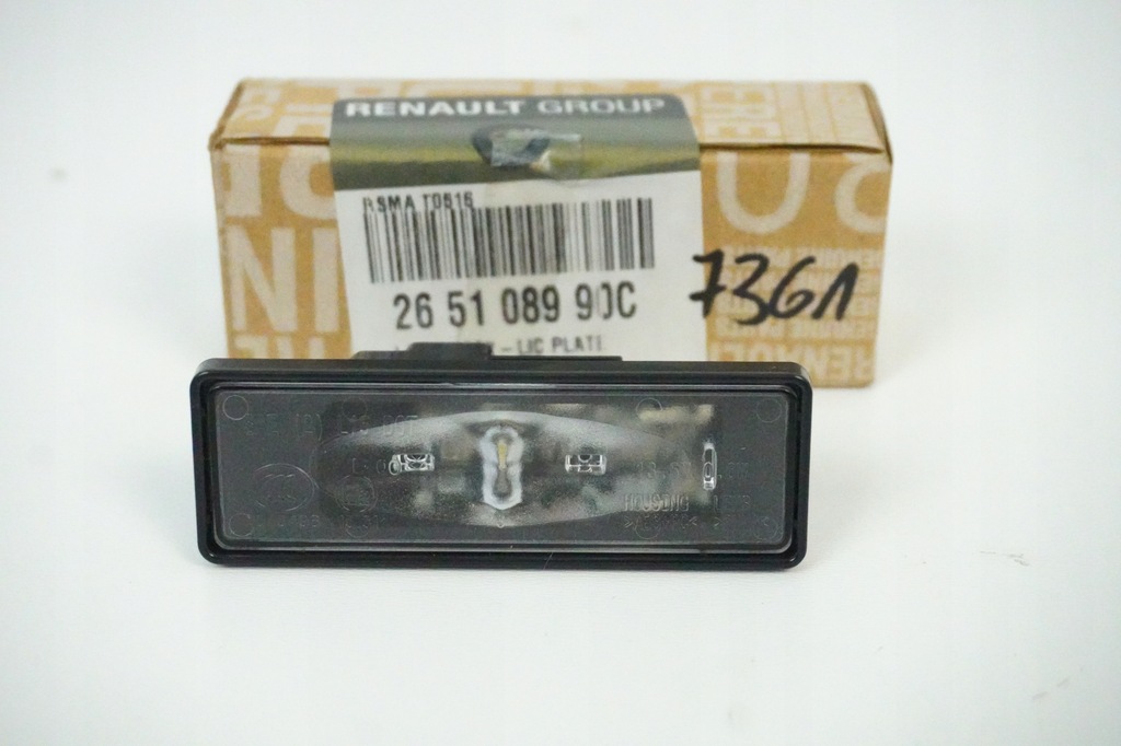 фото №1, Talisman espace clio лампа подсветка номерного знака