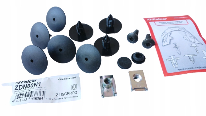 фото №1, Набор клипсы подкрылок renault master opel movano