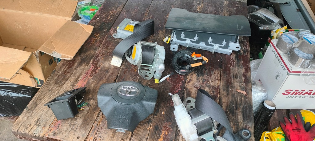 фото №8, Toyota rav4 iii 06- консоль подушки безопасности подушка безопасности ремни