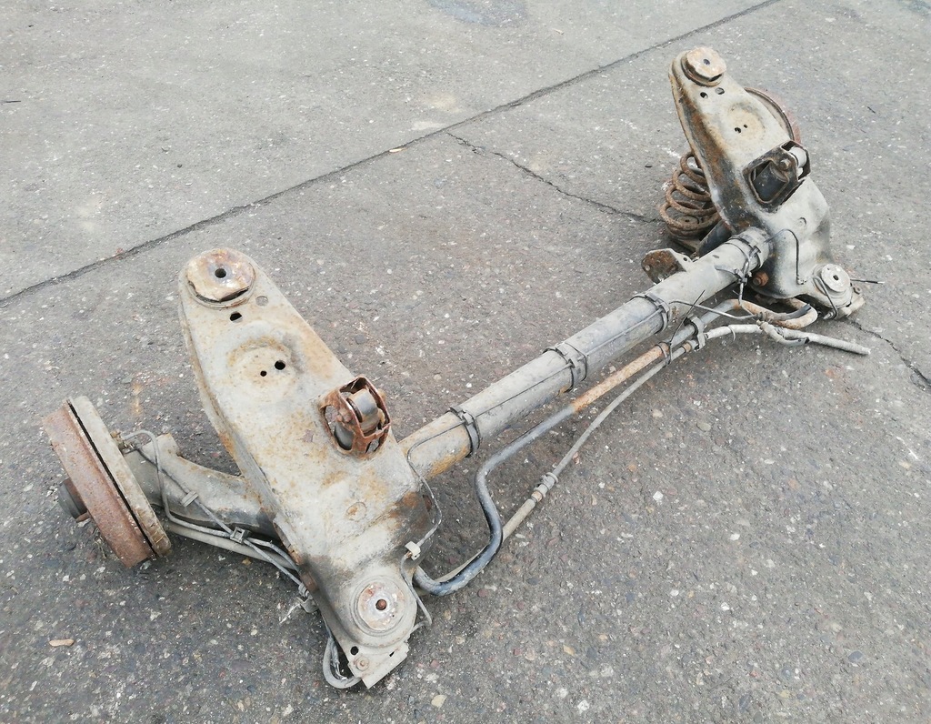 фото №11, Балка oś задняя подвеска fiat multipla тормозные барабаны