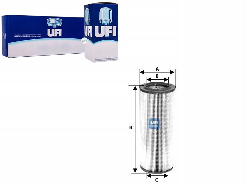 фото №1, Ufi фільтр повітря audi a2 1.4 tdi 8z0
