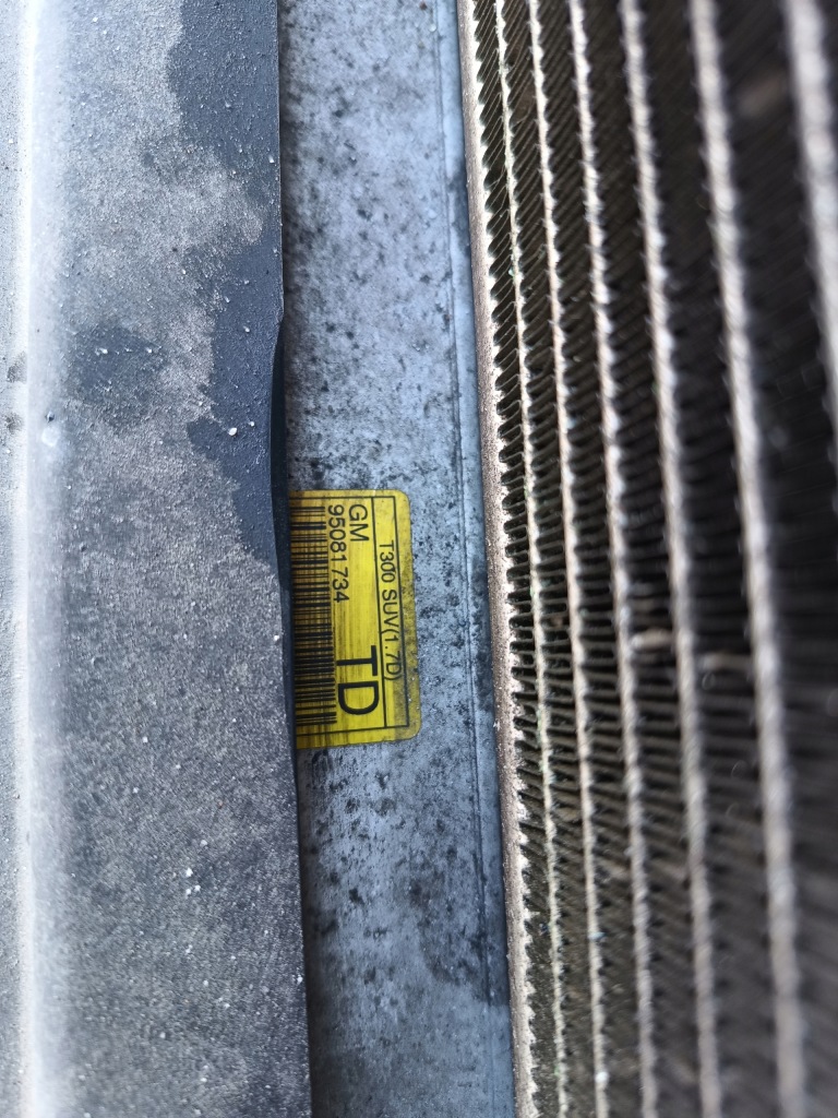 Opel mokka 1 a 1.7 cdti радиатор воды кондиционера интеркулер вентилятор с Разборки