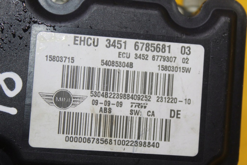 Купить Насос блок управления abs mini one r56 r55 1.4 1.6 vti 6785681 6779307 231220