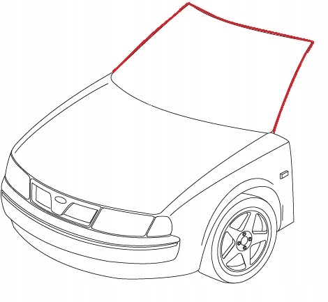 фото №2, Прокладка стекло передней hyundai atos prime 00-08