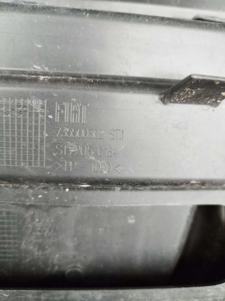 фото №14, Бампер задня задній fiat punto evo 3d 3 двері lata 2009-2012 kompletny 750/a