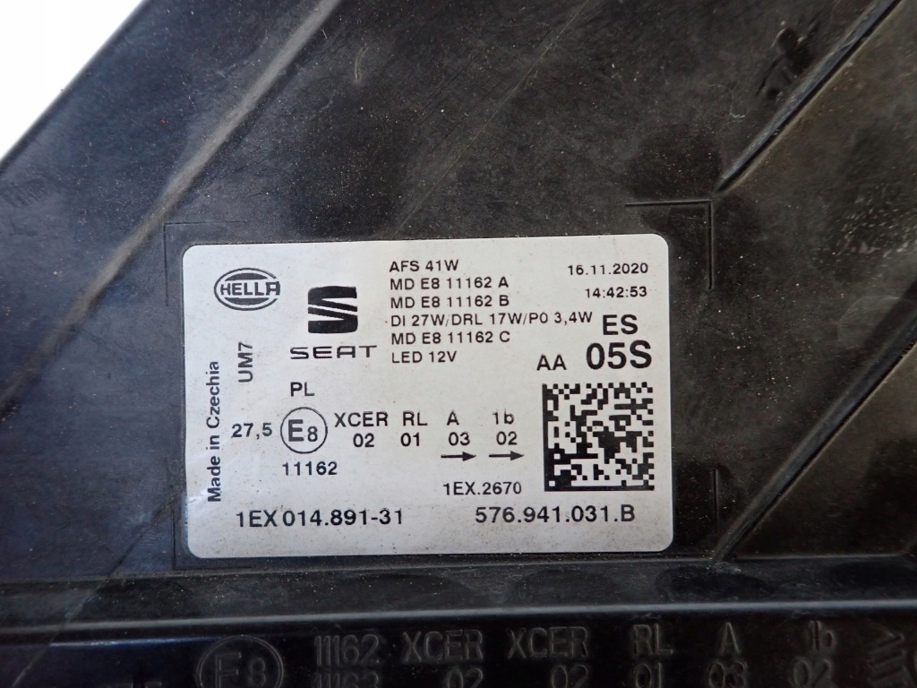 Купити Seat ateca рестайлінг  19- фара full led ліва перед передня 576941031b