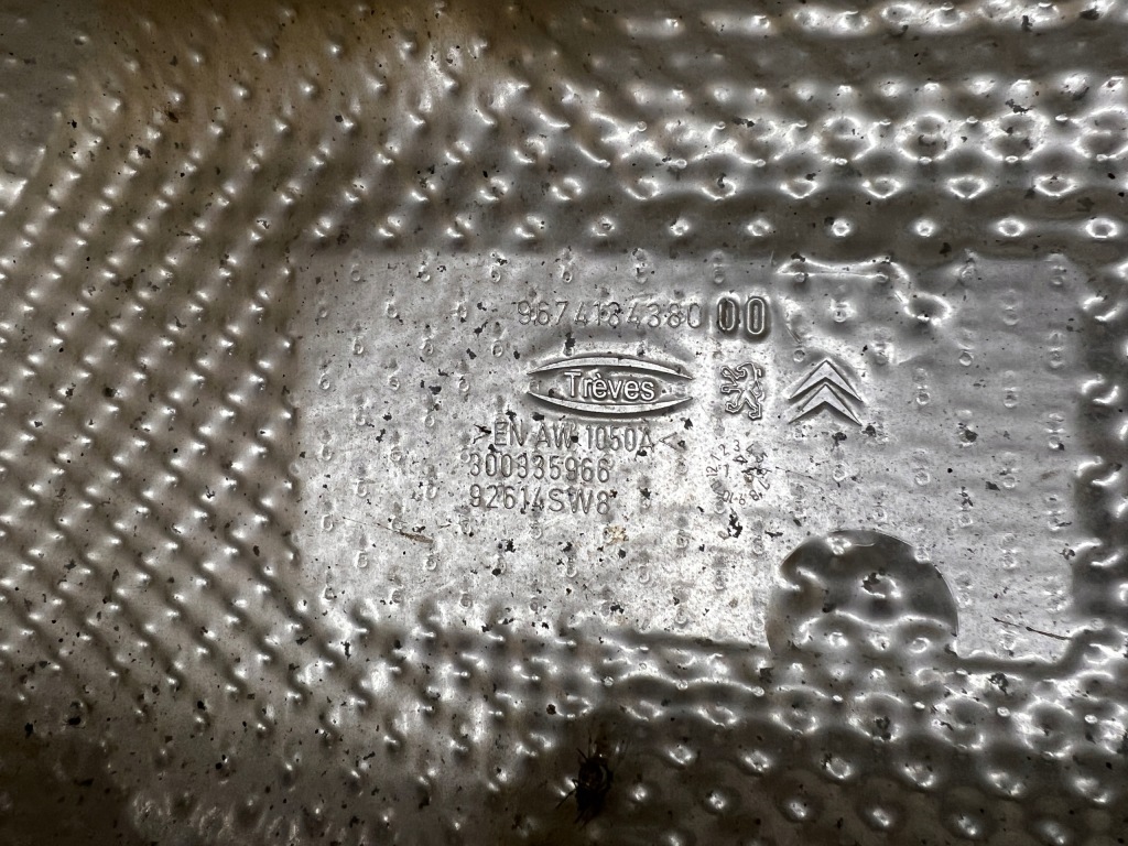 фото №9, Лист защита тепловая выхлоп citroen c4 grand picasso ii 1.6 thp