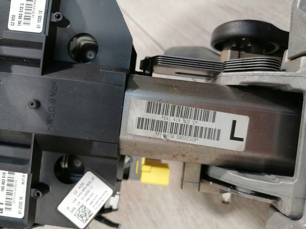 фото №8, Tiguan колонка кермова перемикач 5n1419502c