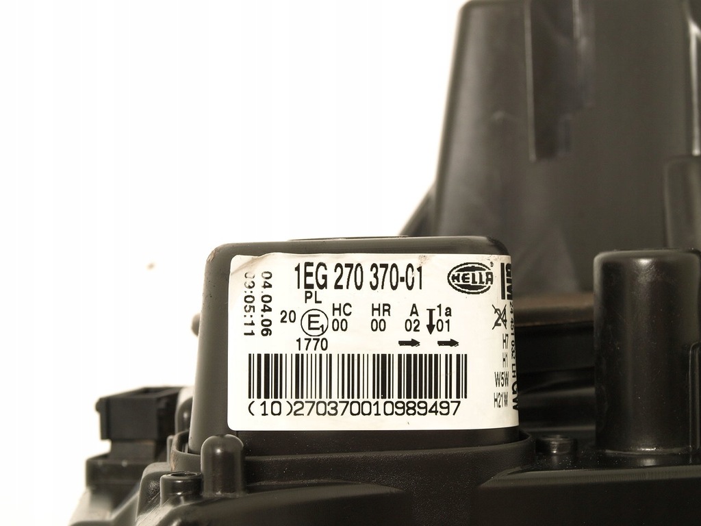 фото №13, Opel astra h 2004-2007 лампа фара левый перед 1eg270370-01