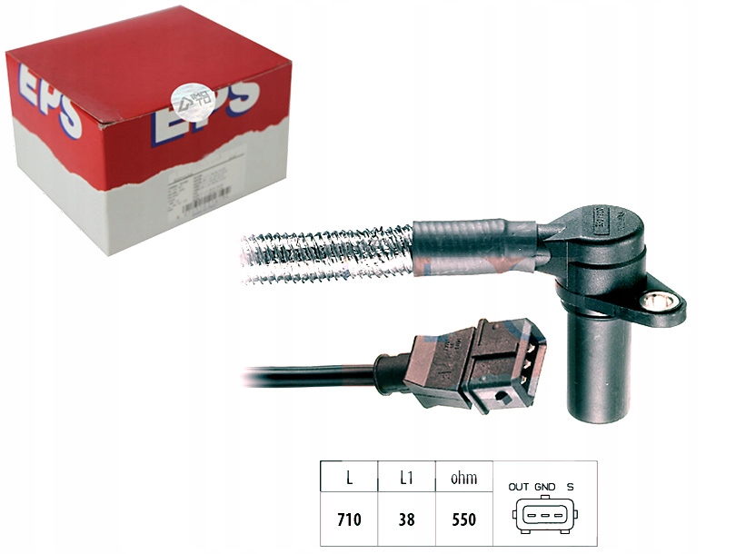 фото №1, Датчик обертів вала колінчастого opel eps