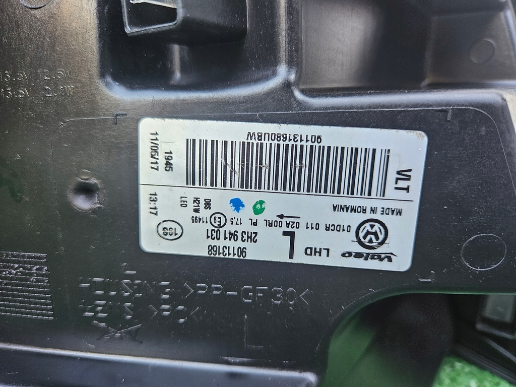 фото №16, Лампа левая перед vw amarok 2h3 lift bi-xenon led