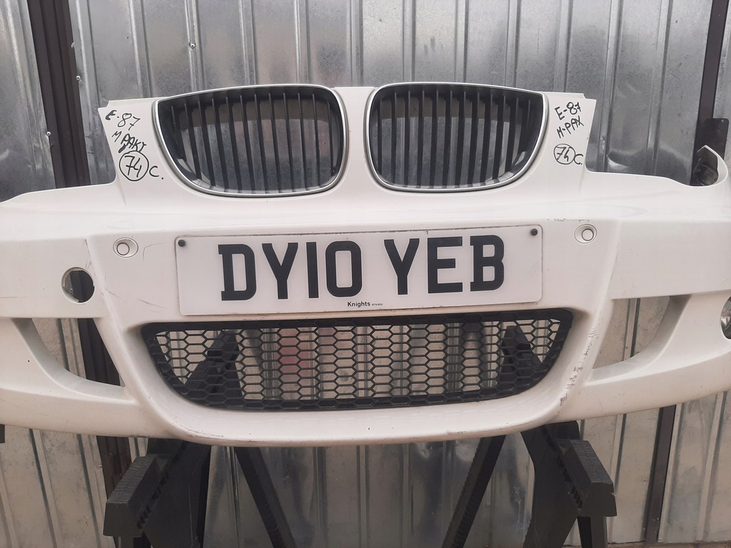 фото №7, Бампер перед bmw 1 e81 e87 lift m-pakiet pdc датчики alpinweiss 3 300/0