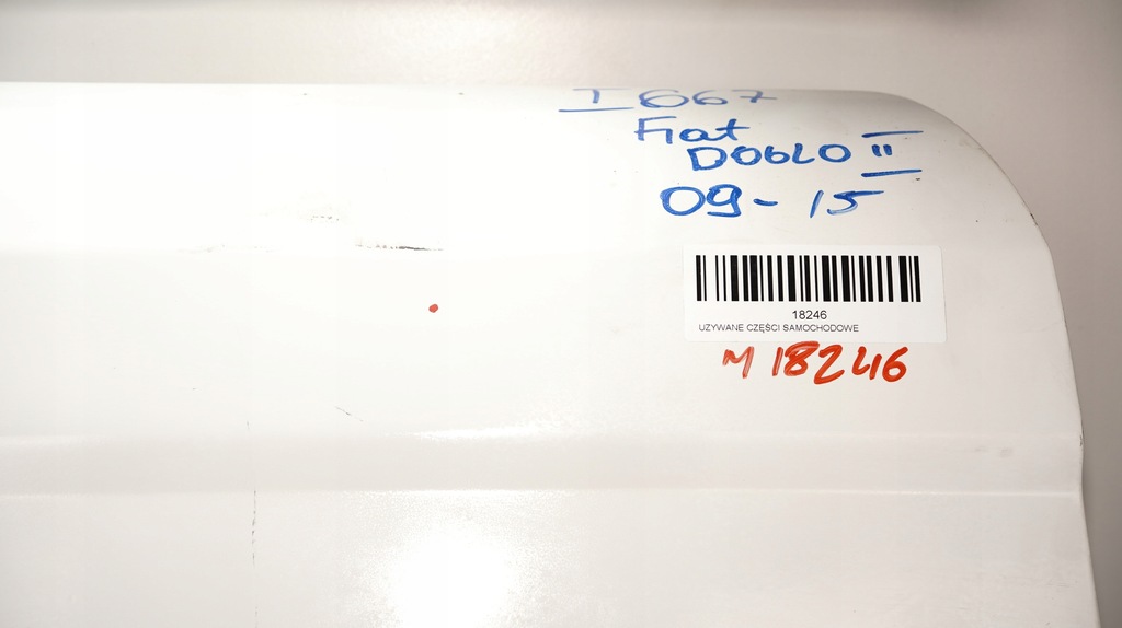 фото №7, Двері лівий задня bok бічний зсувні fiat doblo ii 10-14r 249