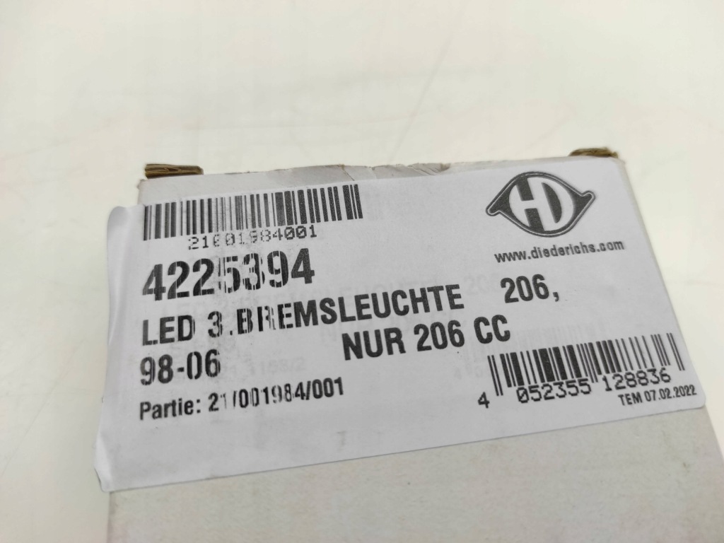 фото №4, Додаткові світло стоп do peugeot 206/206cc 98-08