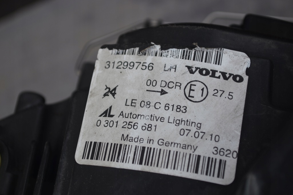 фото №9, Лампа левый перед левая volvo c70 ii lift ксенон