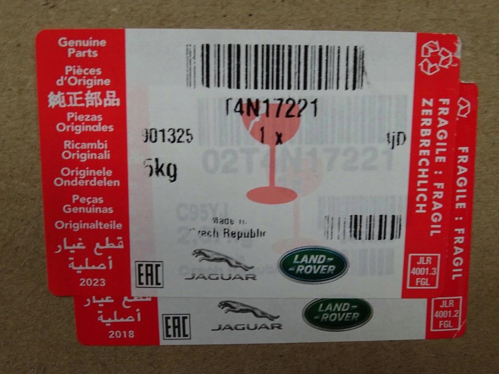 фото №12, Nowa оригинальная лампа галогенная eu 11 pin jaguar xe x760 2015-19 t4n17221