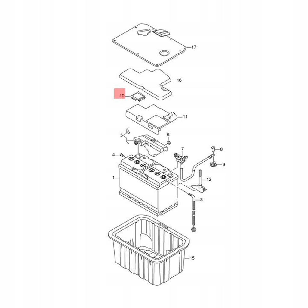 фото №16, Захист супортів акумулятор 5q0971813a niezawodna dla a3 cabriolet2015-2017