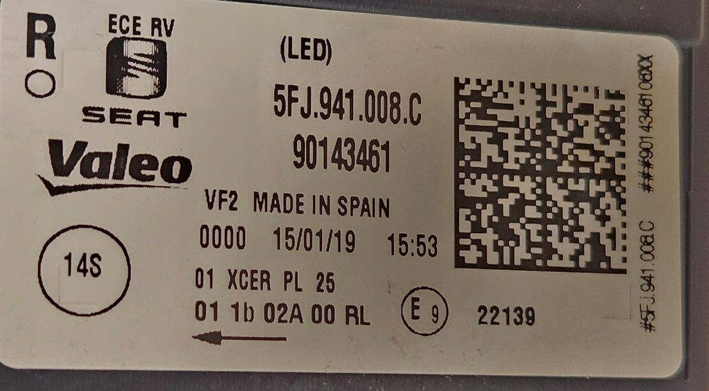 фото №13, Seat tarraco 5fj 18-23 лампи full led 2szt nowe