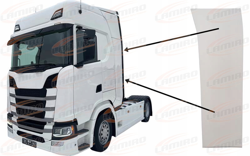 фото №3, Scania s r nowa покоління спойлер закабінний лівий