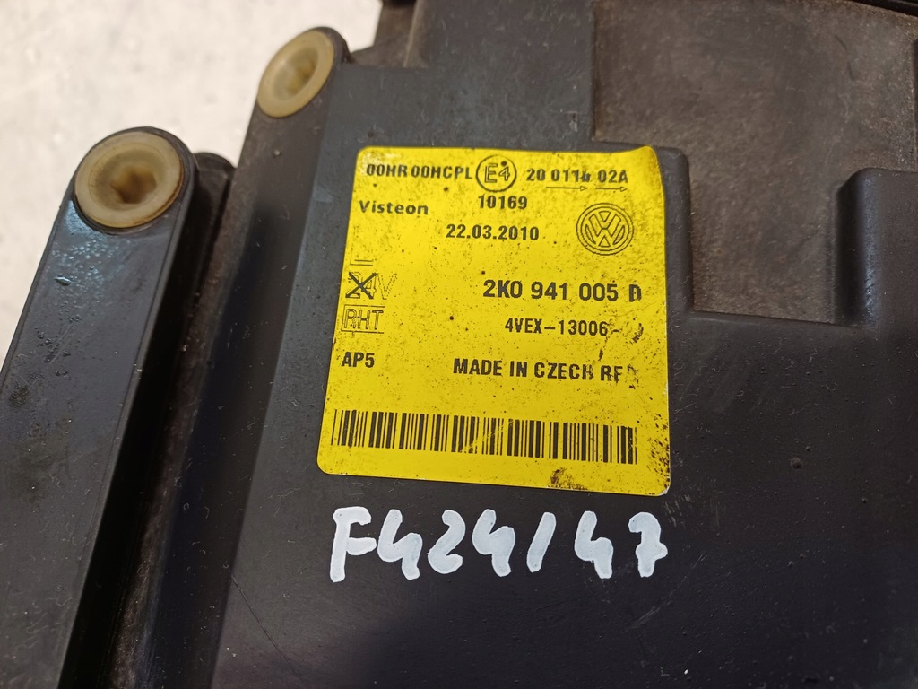 фото №9, Vw caddy 03-10 лампа левая перед 2k0941005d