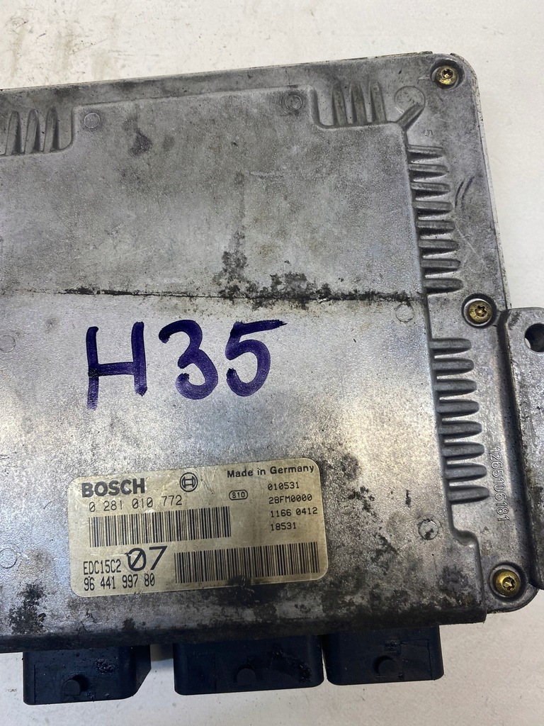 фото №5, Бортовий комп'ютер блок керування peugeot 406 0281010772