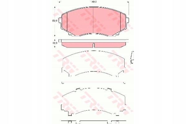 фото №13, Тормозные колодки ham. mazda p. mpv