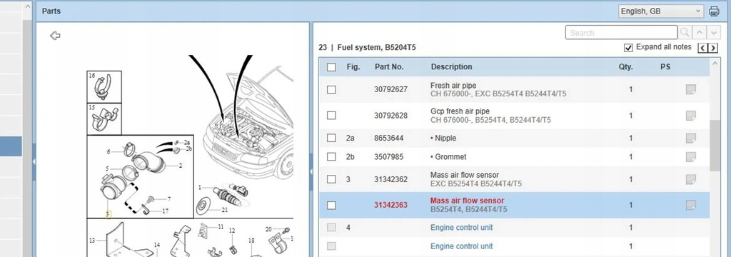 фото №6, Volvo v70 2002 витратомір