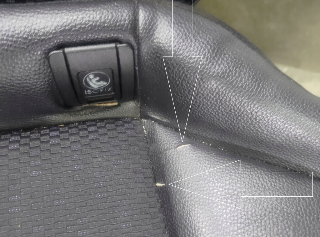 фото №8, Subaru forester iv sj 13 - сиденья заднее сиденье europa полукожа