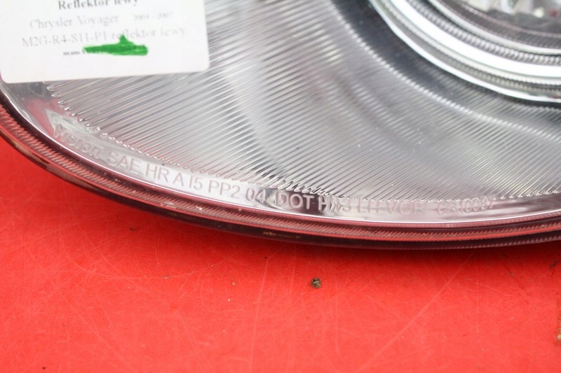 фото №8, Фара лівий лампа перед eu chrysler grand voyager 4 iv lift 04-07