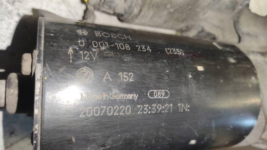 Стартер fiat croma 2 stilo 1 1.9 jtd 9 зубів 100% справний 0001108234 Ціна